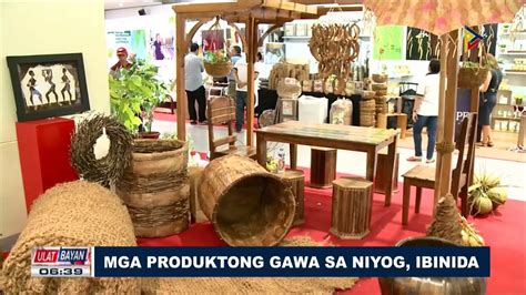 Mga produktong gawa sa niyog, ibinida .